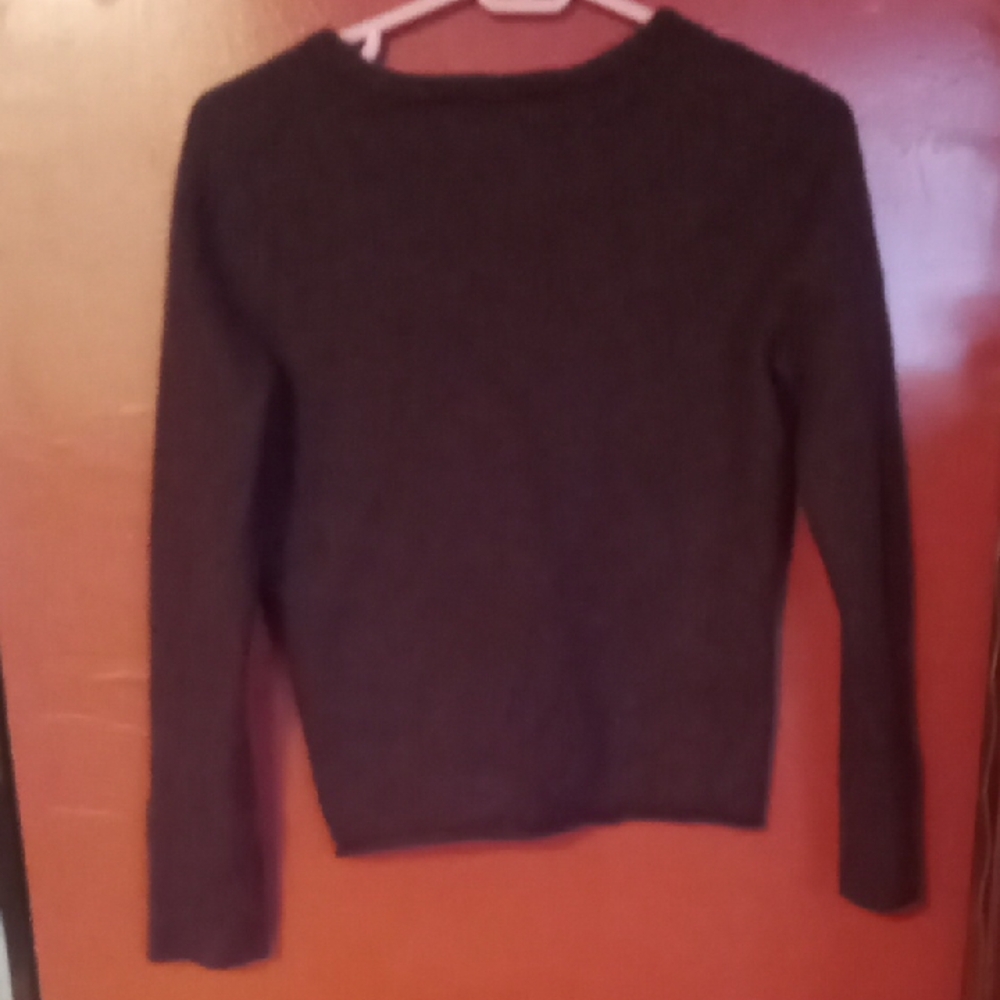Soft Cashmere Brown Women's Cardigan - Picture 5 of 9